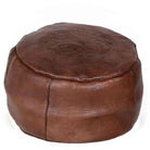 High-Quality Moroccan Leather Ottoman - Biyadina Store