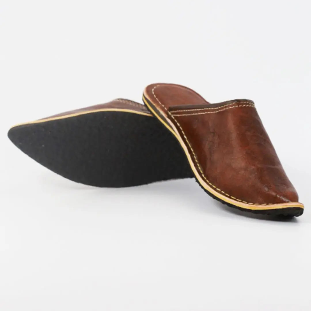 Aladin Leather Slippers Biyadina Store