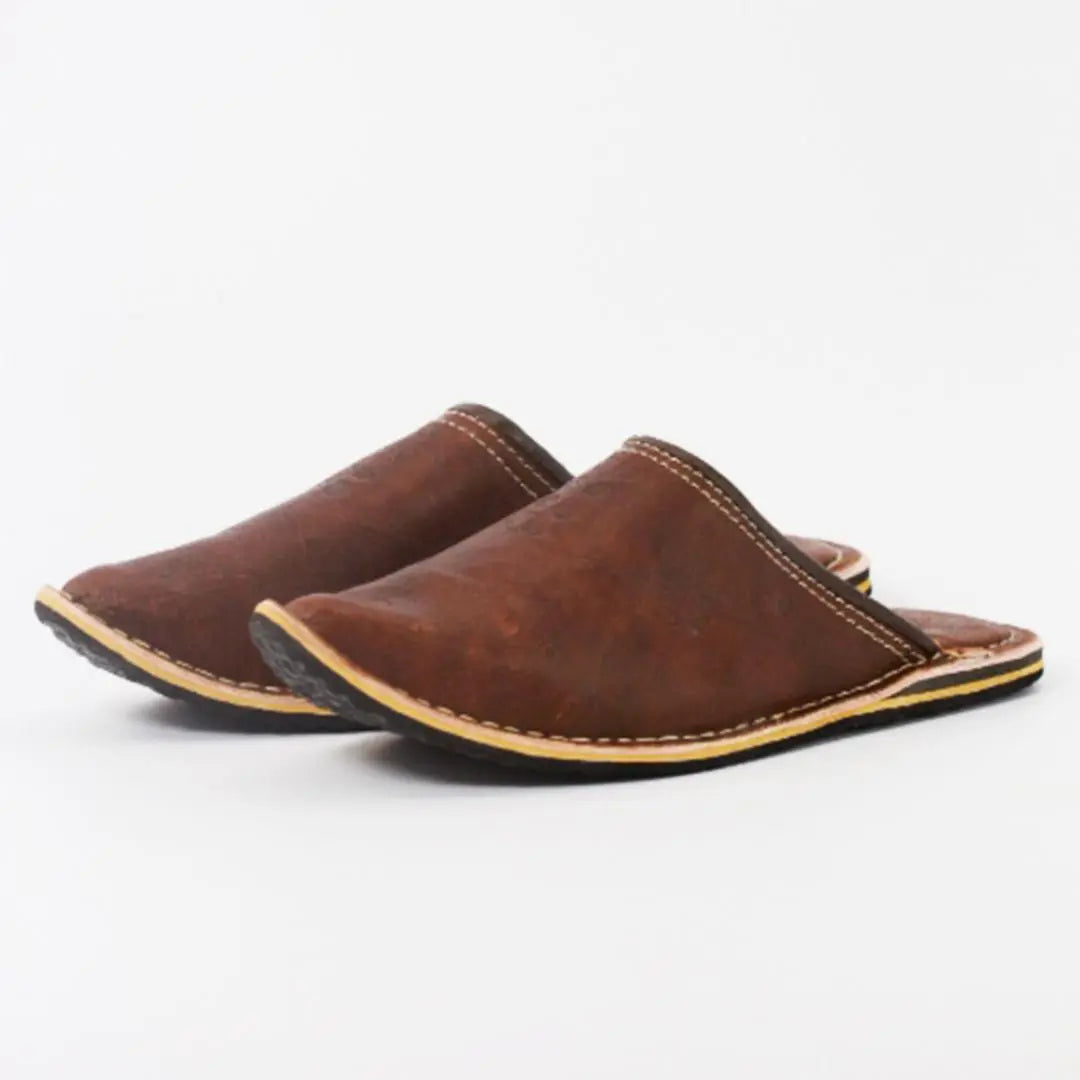 Aladin Leather Slippers Biyadina Store