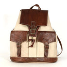 Biyadina Premium Brown Handmade Leather Backpack - Vintage Style with Timeless Elegance BiyadinaStore