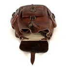 Biyadina Premium Brown Handmade Leather Backpack - handmade by our highly expert craftsman Timeless Elegance BiyadinaStore