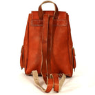Biyadina Premium Red Handmade Leather Backpack - Vintage Style handmade by our highly expert craftsman BiyadinaStore