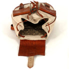 Biyadina Premium Red Handmade Leather Backpack - Vintage Style with Timeless Elegance BiyadinaStore