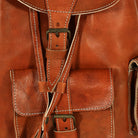 Biyadina Premium Red Handmade Leather Backpack - handmade by our highly expert craftsman Timeless Elegance BiyadinaStore