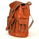 Biyadina Premium Red Handmade Leather Backpack - handmade by our highly expert craftsman Timeless Elegance BiyadinaStore