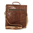 Biyadina Premium Vintage Messenger Leather Bag Handmade Satchel Brown Antique Cowhide Leather BiyadinaStore