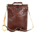 Biyadina Premium Vintage Messenger Leather Bag Handmade Satchel Brown for Ladies and gentleman Shoulder-bags BiyadinaStore