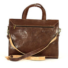 Biyadina Premium Vintage Messenger Leather Bag Handmade Satchel Dark Brown - Timeless Elegance for Professionals BiyadinaStore