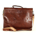 Biyadina Premium Vintage Messenger Leather Bag Handmade Satchel Dark Brown handmade by our highly expert craftsman BiyadinaStore