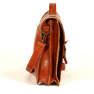 Biyadina Premium Vintage Messenger Leather Bag Handmade Satchel Red - Timeless Elegance for Professionals BiyadinaStore