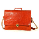 Biyadina Premium Vintage Messenger Leather Bag Handmade Satchel Red by our highly expert craftsman BiyadinaStore