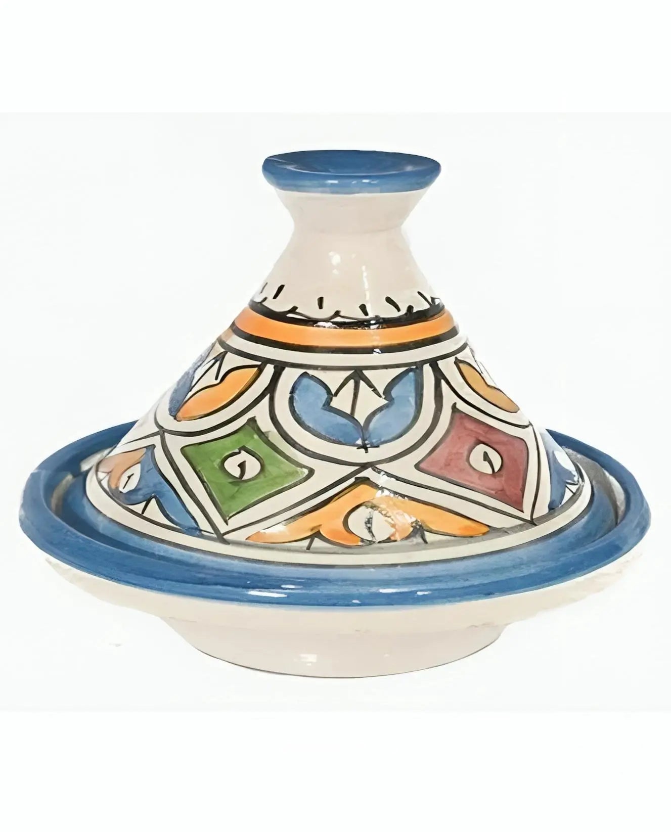 Ceramic Tajine-Style Condiment Holder Biyadina Store