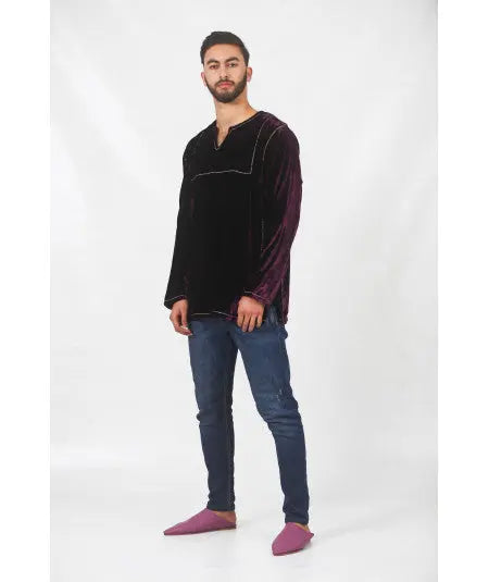 Dark purple tunic Biyadina Store