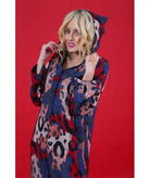 Djellaba printed with black cable Biyadina Store