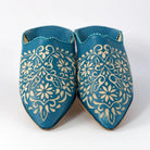 Leather slipper engraved with patterns Biyadina Store