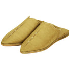 Men's Deco Chochia Brown Moroccan Babouches Leather Slippers Biyadina Store