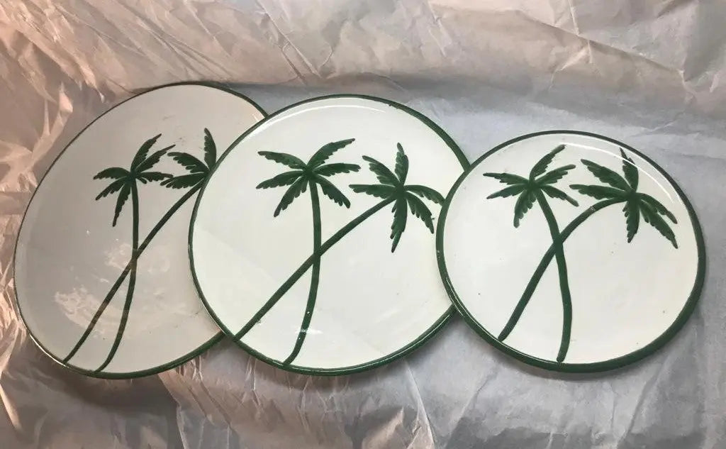 Moroccan Ceramic Plates| Hand Painted| Handmade Pottery Biyadina Store