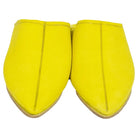 Moroccan Handmade Yellow Leather Slippers Biyadina Store