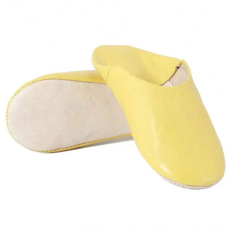 Moroccan leather slippers Biyadina Store