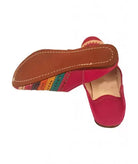 Multicolored leather and wool slippers Biyadina Store