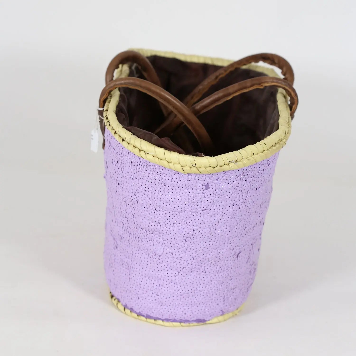 Multicolored sequins basket Valentines Day Purple BiyadinaStore