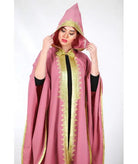 Pink cape with sfifa in gold Biyadina Store