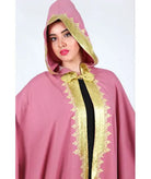 Pink cape with sfifa in gold Biyadina Store