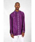 Printed purple shirt Biyadina Store