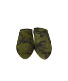 Suede slipper pointed military pattern Biyadina Store