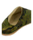 Suede slipper pointed military pattern Biyadina Store