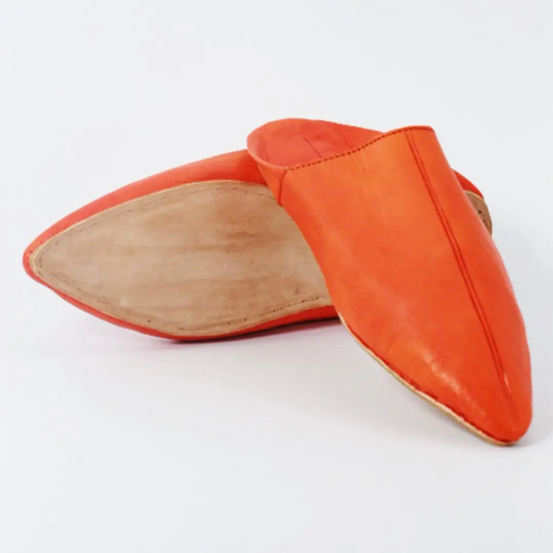 Terracota Unisex Leather Slippers Biyadina Store