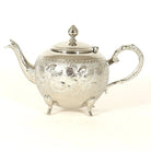 Traditional Moroccan Teapot - Handcrafted Silver Copper - Theiere N°24 - 24 X 21 X 13 - BiyadinaStore - Piriform Shape with Engravings Biyadina Store