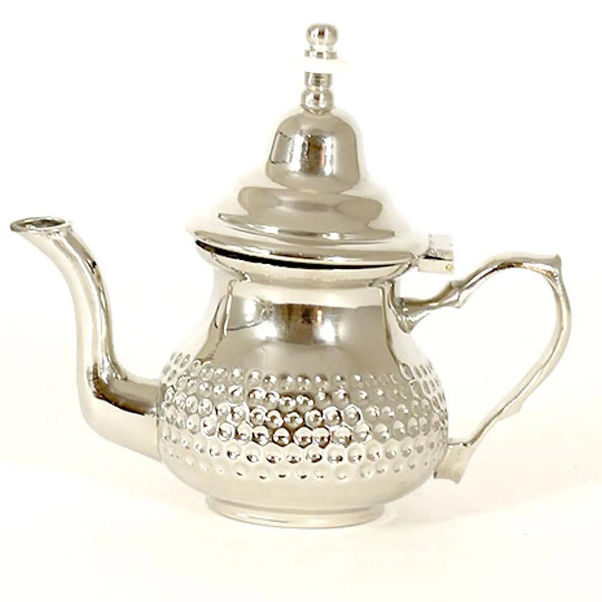 Théière Bama Moroccan II 2L - Acier Inoxydable 18/10, Design Marocain, Bec Verseur Précis, Couvercle Articulé