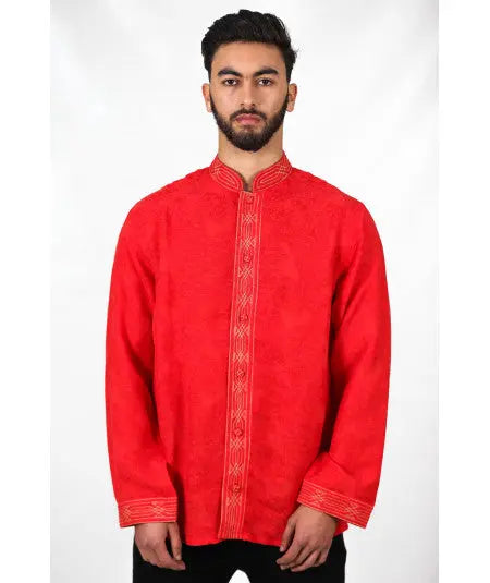 Traditional red tunic Biyadina Store