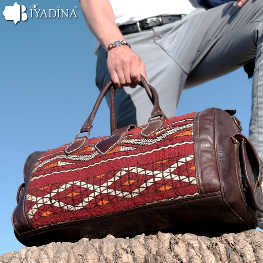 Carpet Bag - Moroccan Handmade Kilim Bag