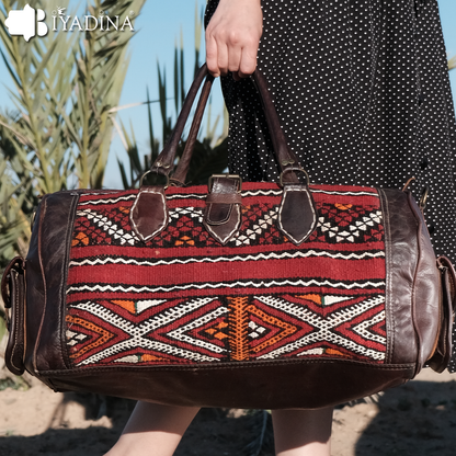 Carpet Bag - Moroccan Handmade Kilim Bag