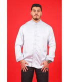 White shirt with blue stripes Biyadina Store