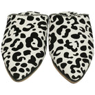 Women's Fabric White Moroccan Babouches Leather Slippers Biyadina Store