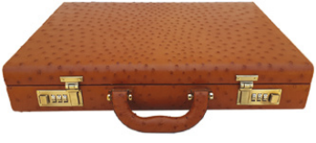 ATTACHÉ-CASE Ostrich leather - Biyadina Store