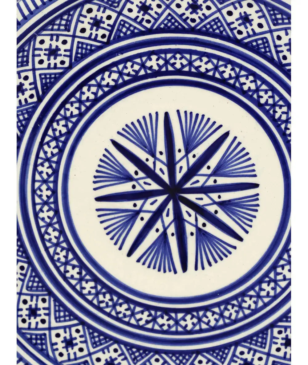 Enamelled ceramic plate BiyadinaStore