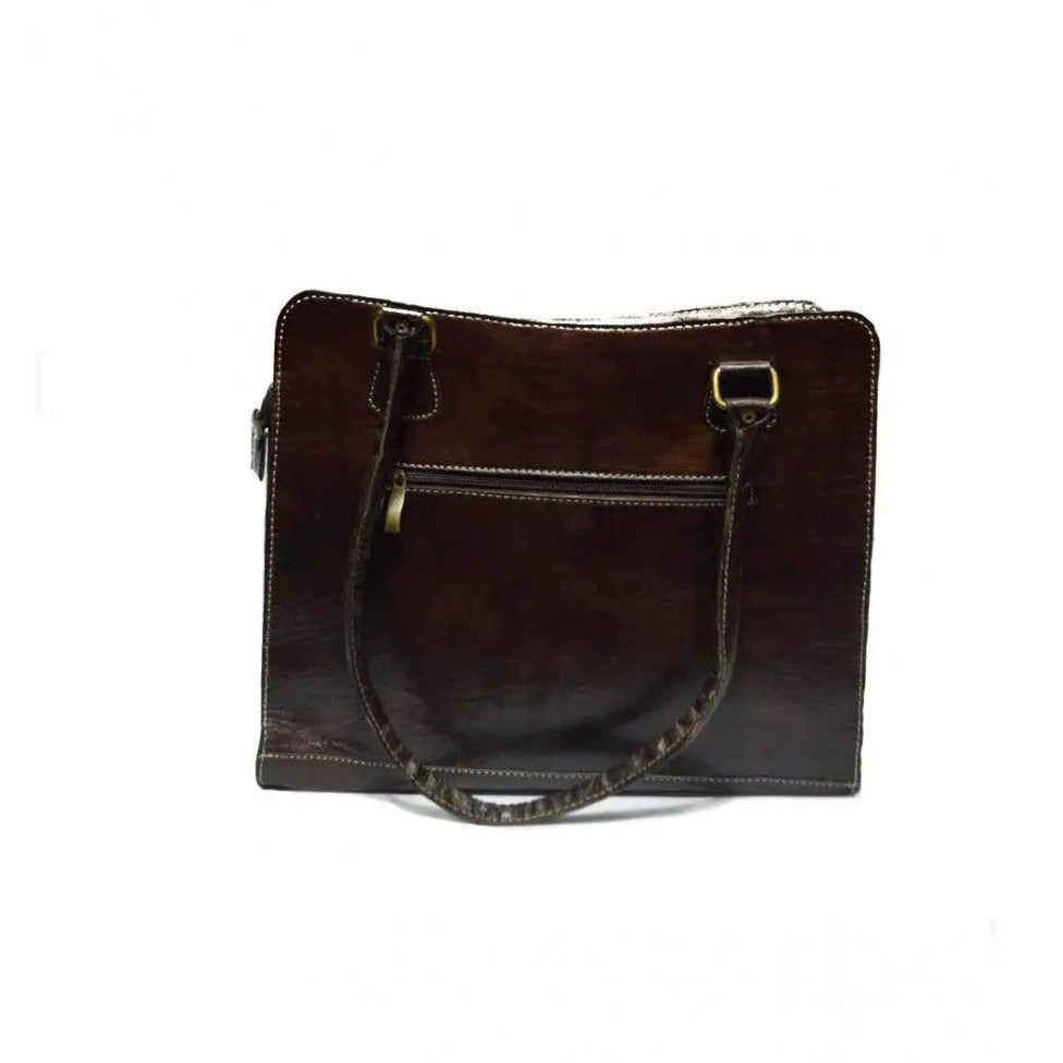 Leather bag, pocket