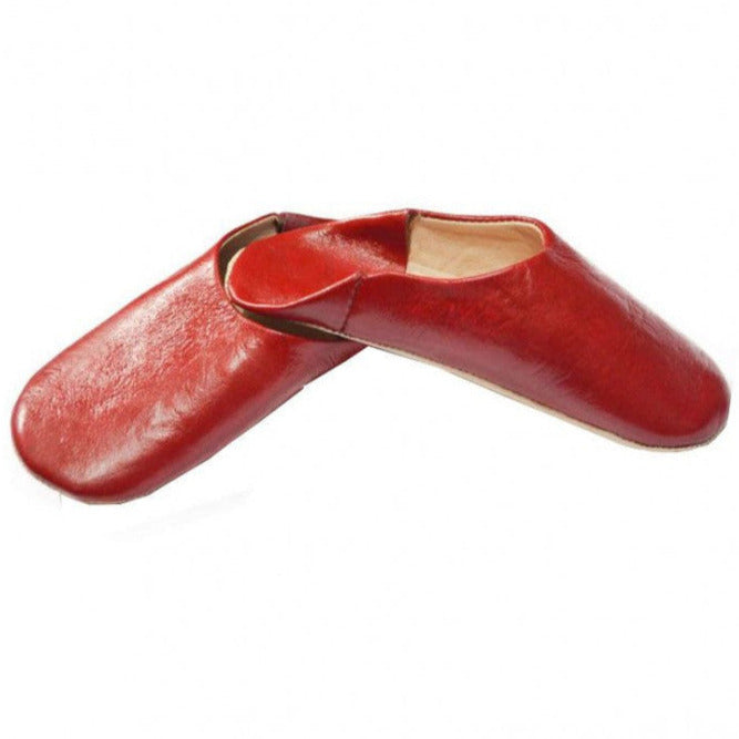 Moroccan leather slippers