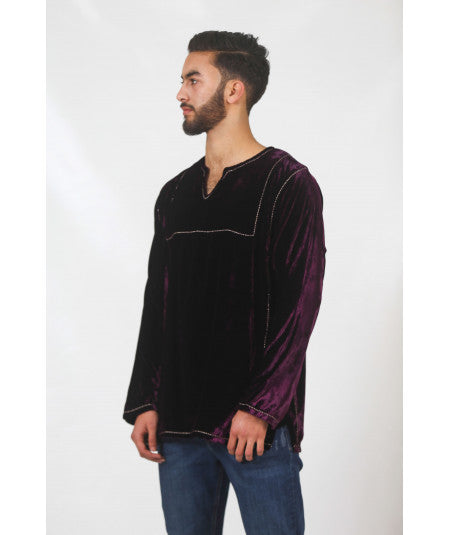 Dark purple tunic