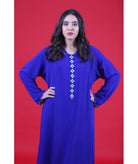 Djellaba royal blue with randa