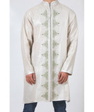 Long beige men's tunic - Biyadina Store