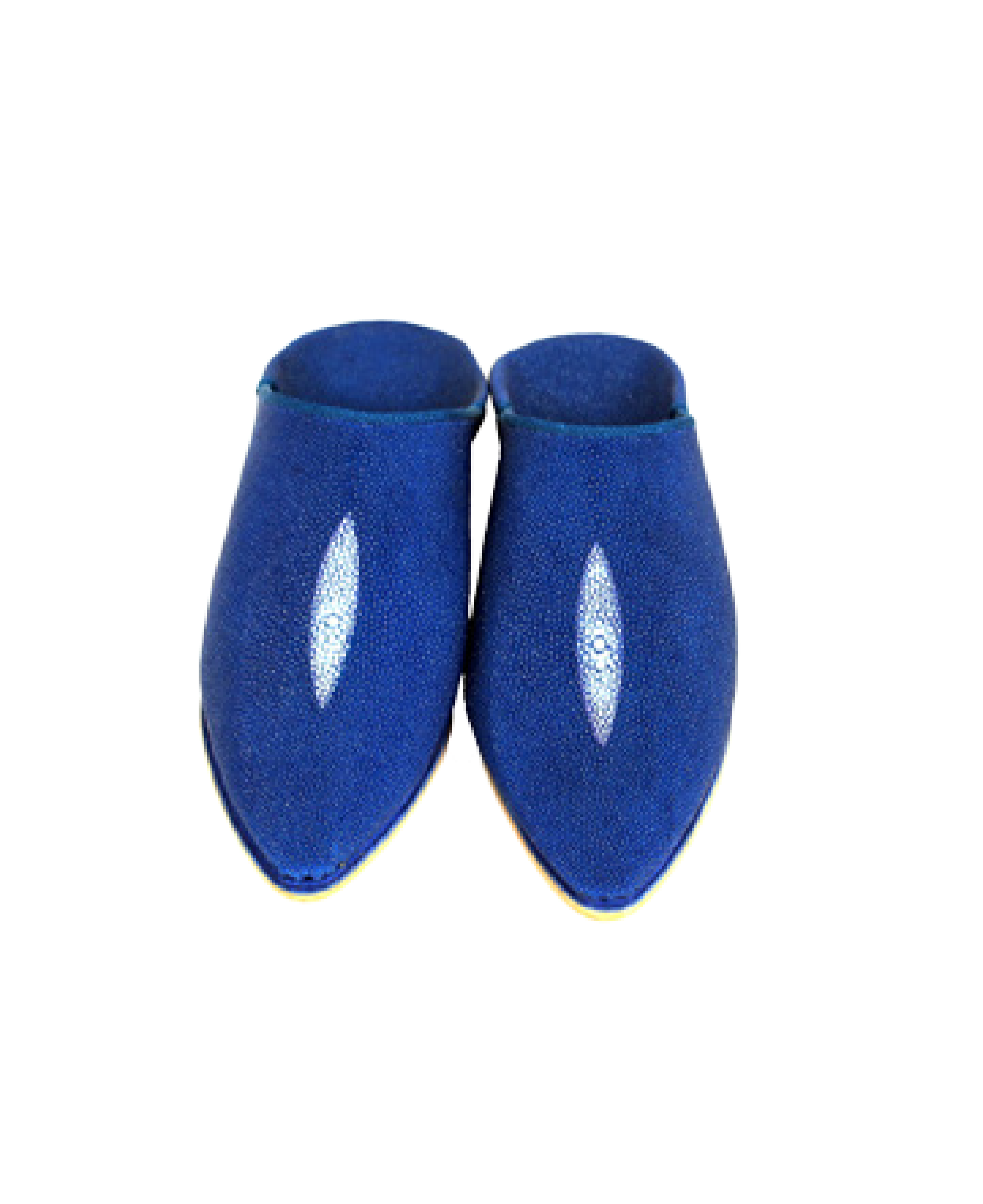 Turquoise Stingray slippers - Biyadina Store