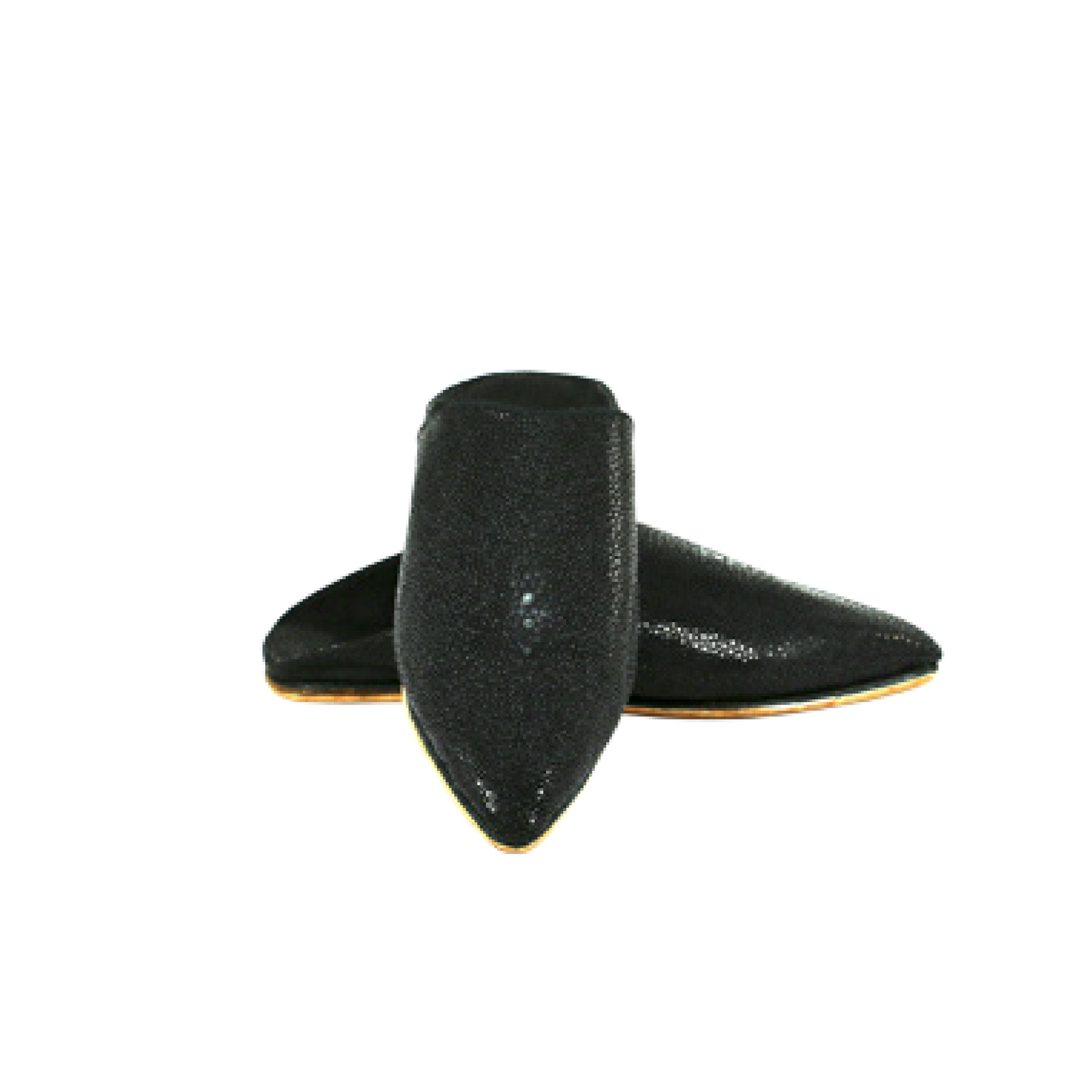 Black Stingray Slippers