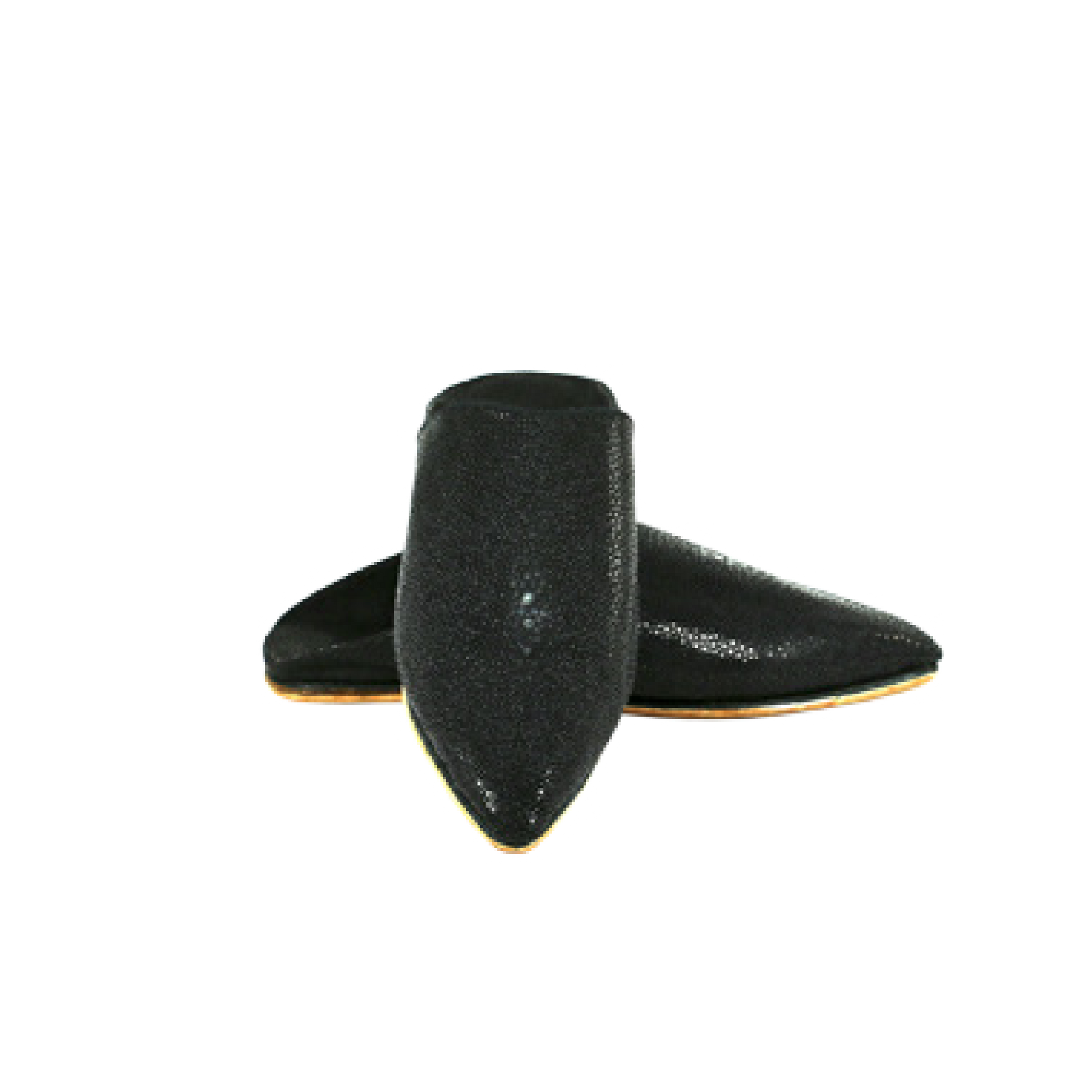 Black Stingray Slippers