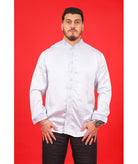 White shirt with blue stripes - Biyadina Store